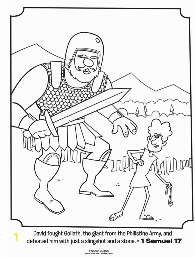 bible coloring pages king david