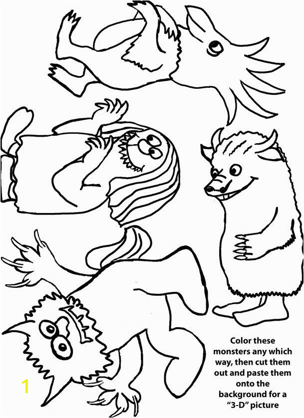 Where the Wild Things are Black and White Coloring Pages 536 Best Images About Black and White Stencils On