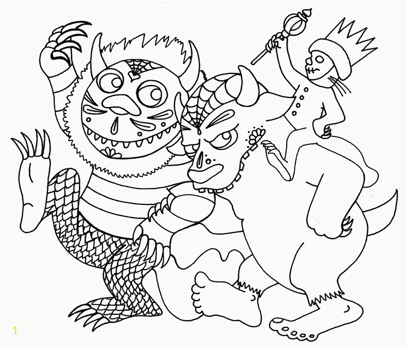 Where the Wild Things are Black and White Coloring Pages where the Wild Things are Printable Coloring Pages