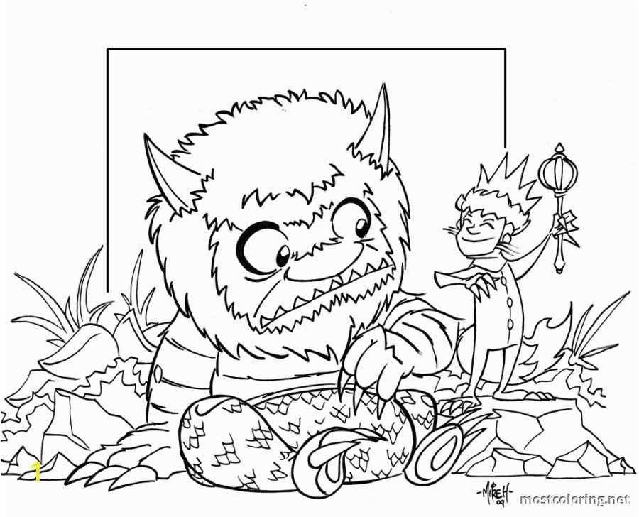 where the wild things are coloring pages free