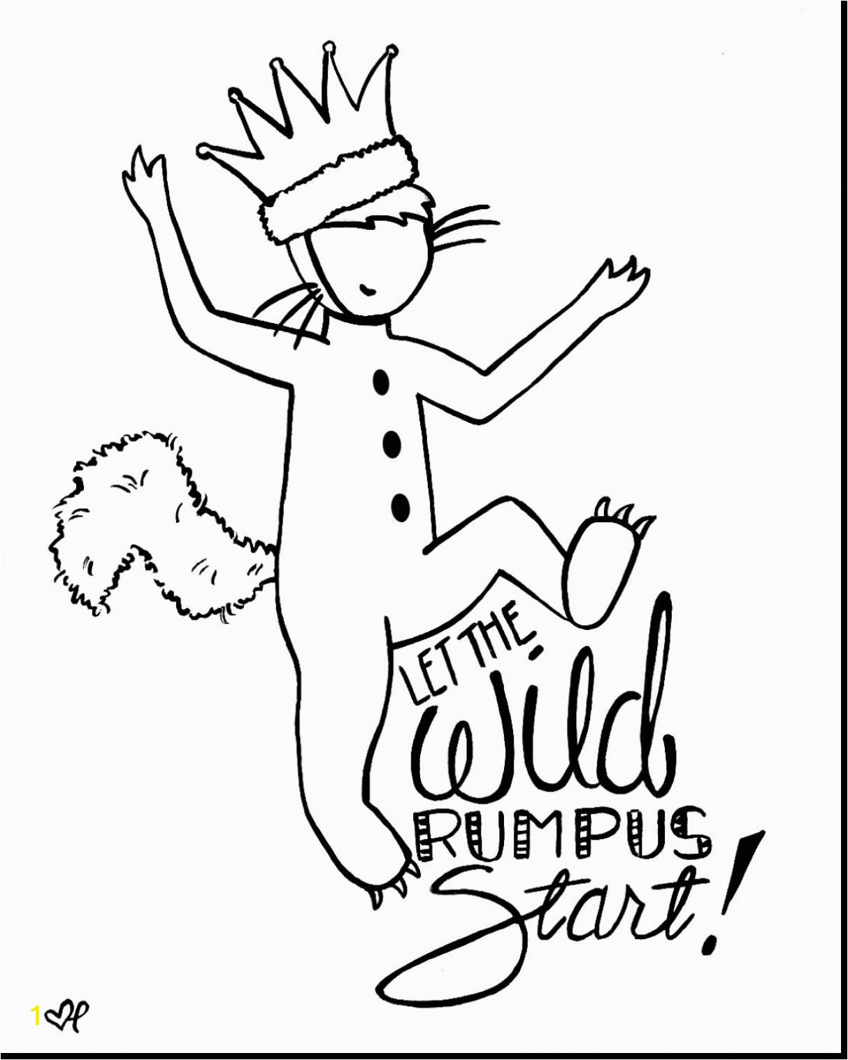 wild things coloring pages
