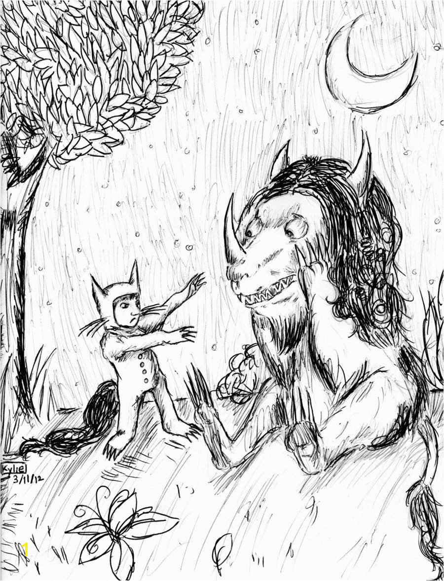 where the wild things are printable coloring pages