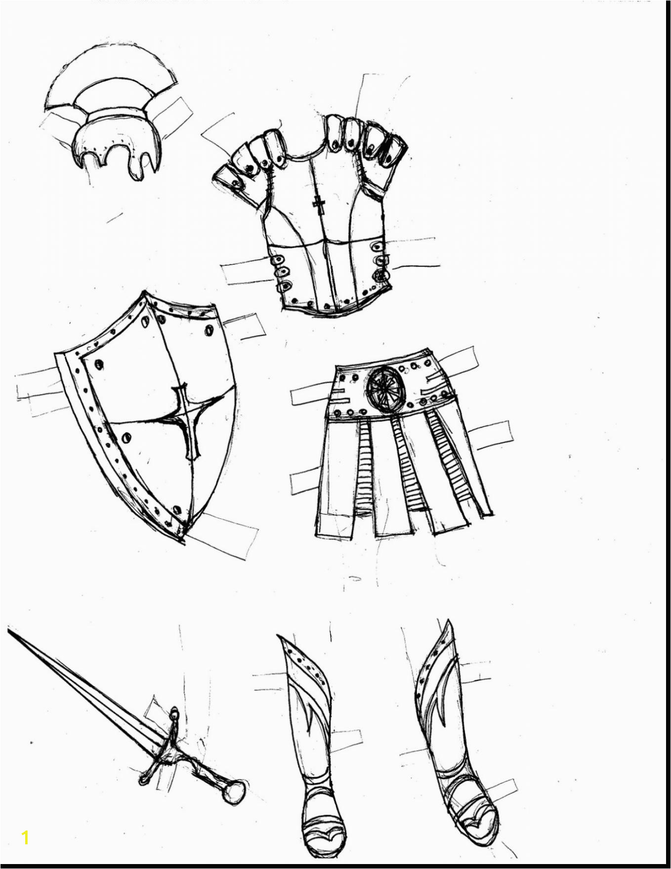 Whole Armour Of God Coloring Pages Armour God Drawing at Getdrawings