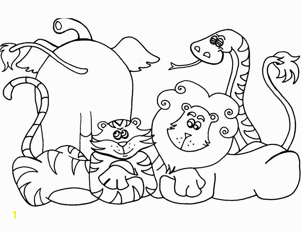 wild animal coloring pages