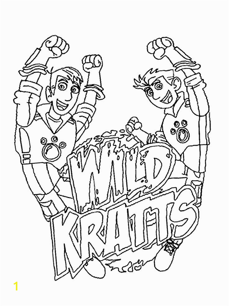 wild kratts coloring pages