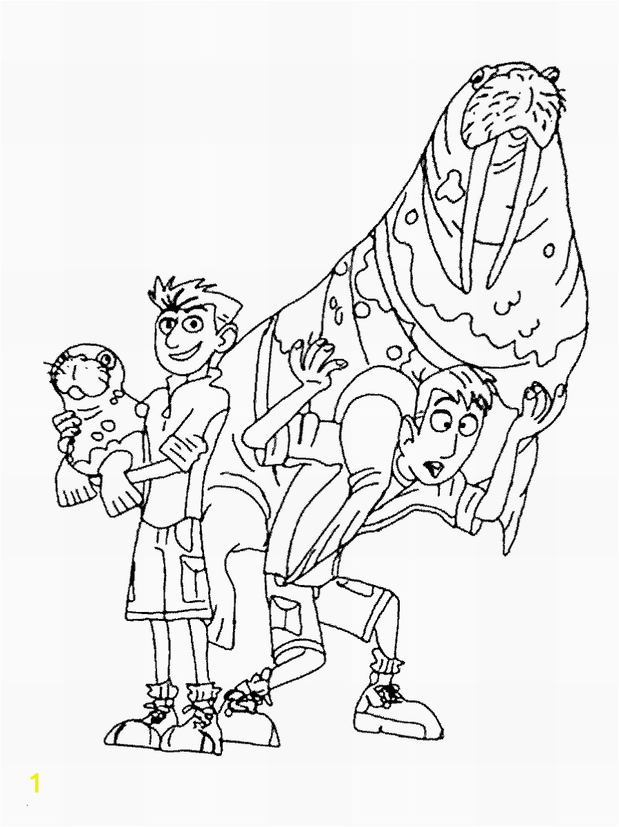 wild kratts coloring pages