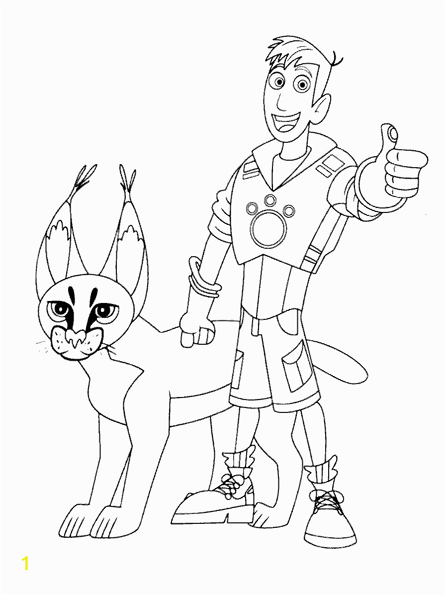 wild kratts coloring pages