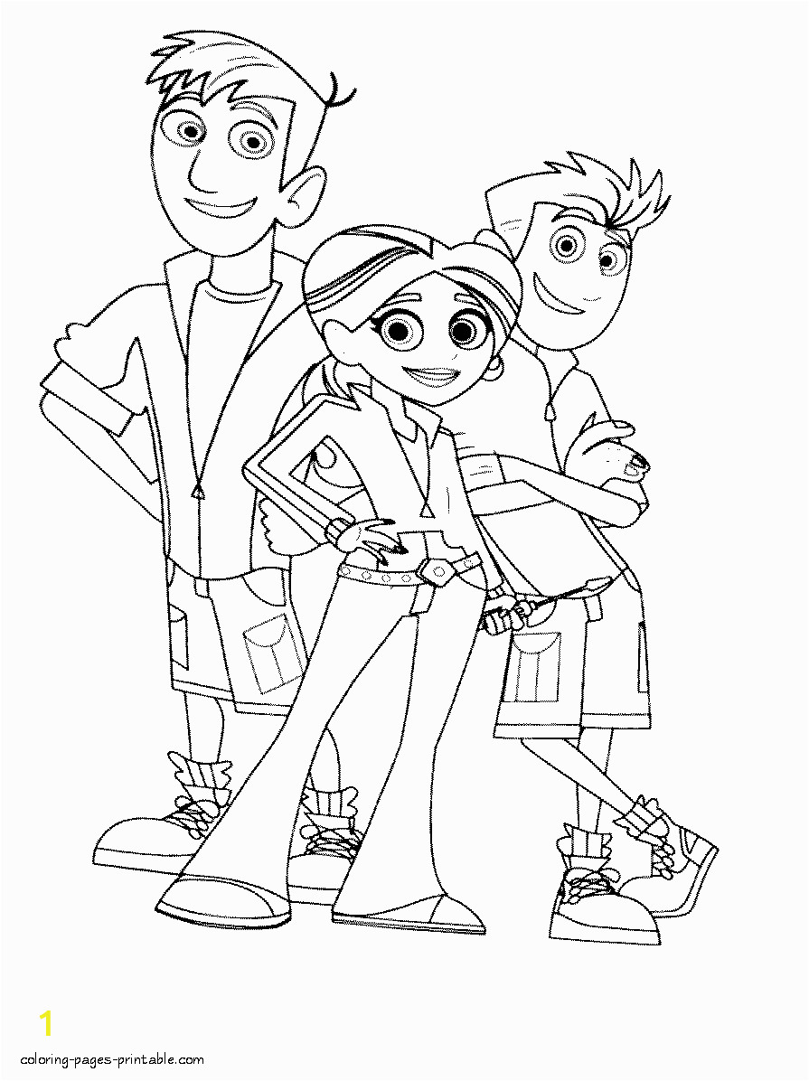 wild kratts coloring pages for kids