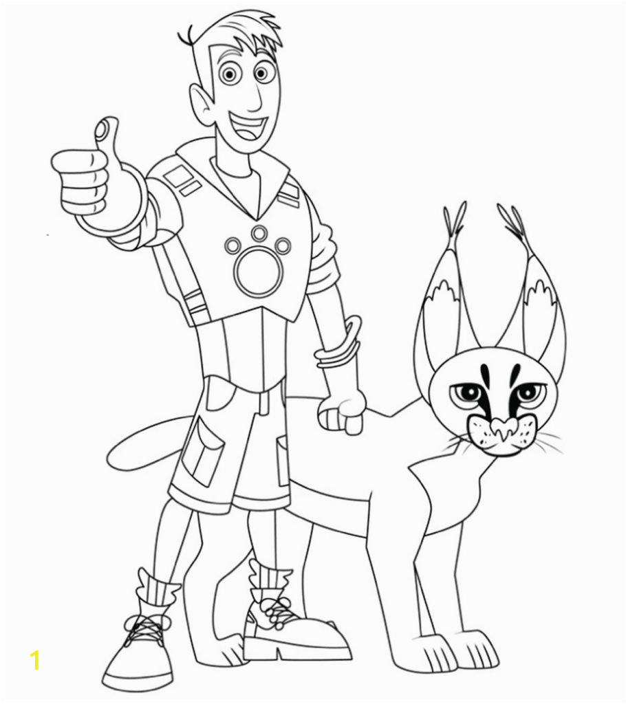 wild kratts coloring pages