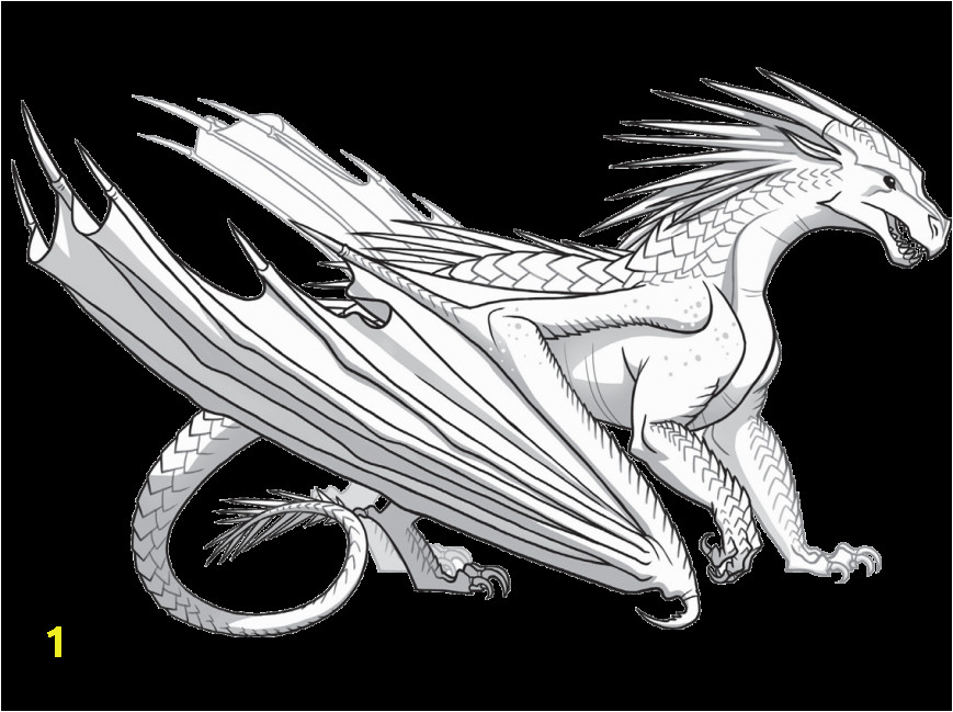 wings of fire dragon coloring pages