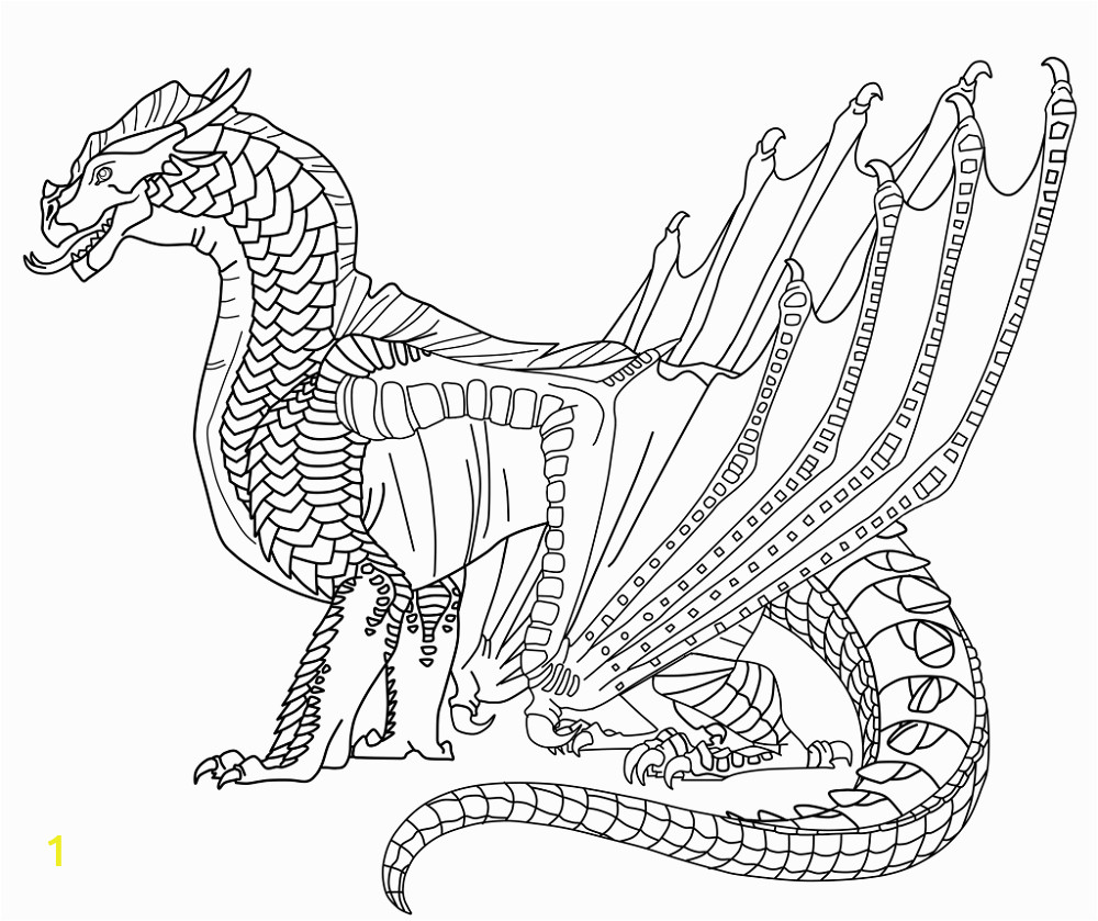 wings of fire coloring pages easy