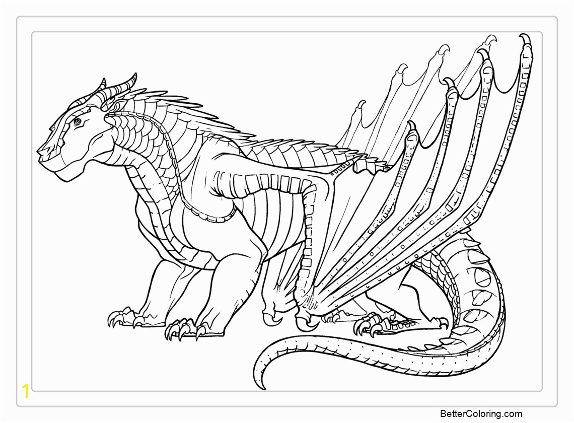 wings of fire coloring pages mudwing by iceofwaterflock