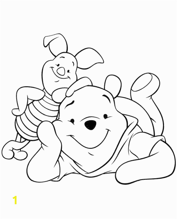 winnie the pooh and piglet coloring pages