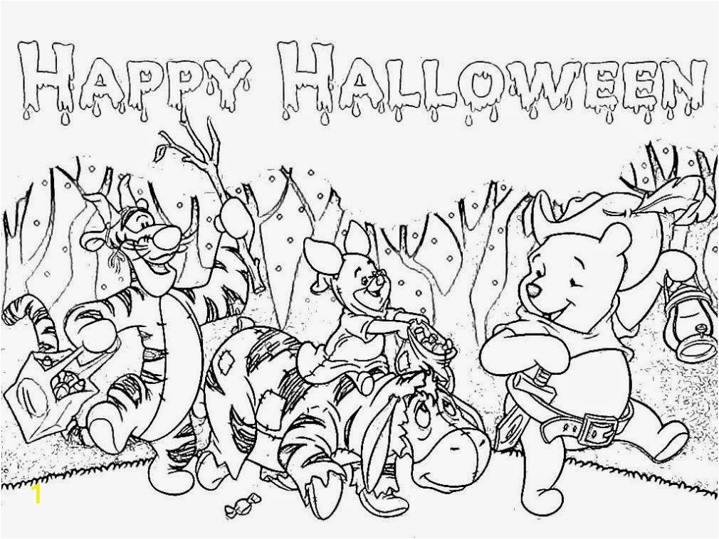 Winnie the Pooh Halloween Coloring Pages Free Winnie the Pooh Happy Halloween Coloring Pages