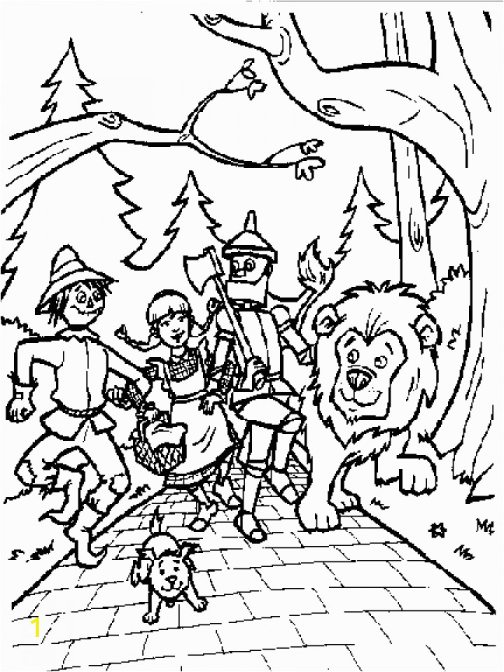wizard of oz coloring pages to print for kids q1cin