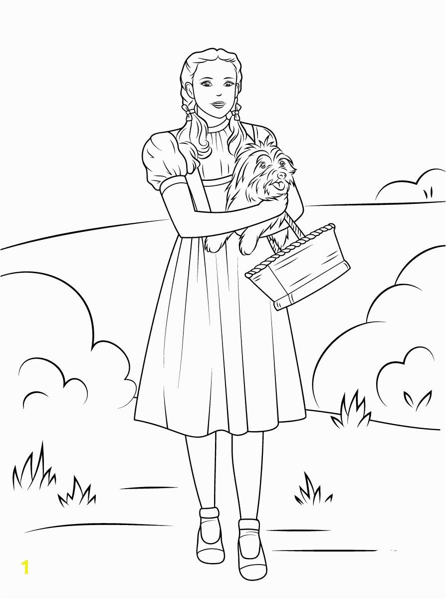 wizard oz coloring pages