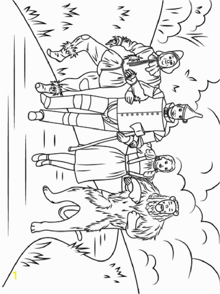 wizard of oz coloring pages