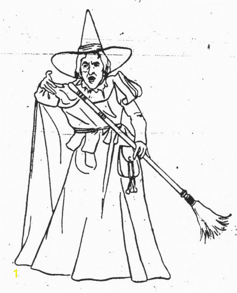 free printable wizard of oz coloring pages wicked witch of the west