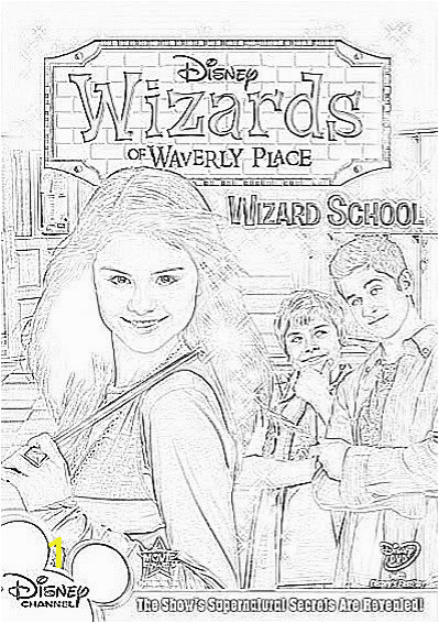 free wizards of waverly place coloring pages