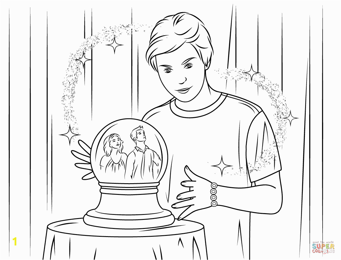 wizards of waverly place coloring pages for kids