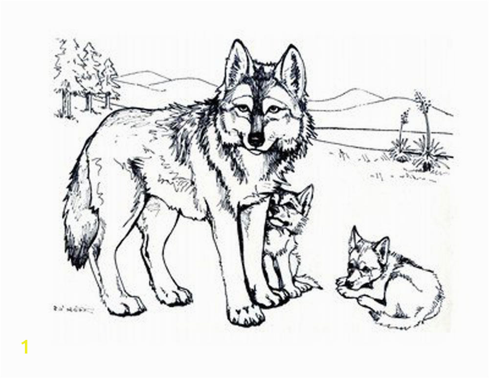 Wolf Coloring Pages to Print Out Print & Download Wolf Coloring Pages theme