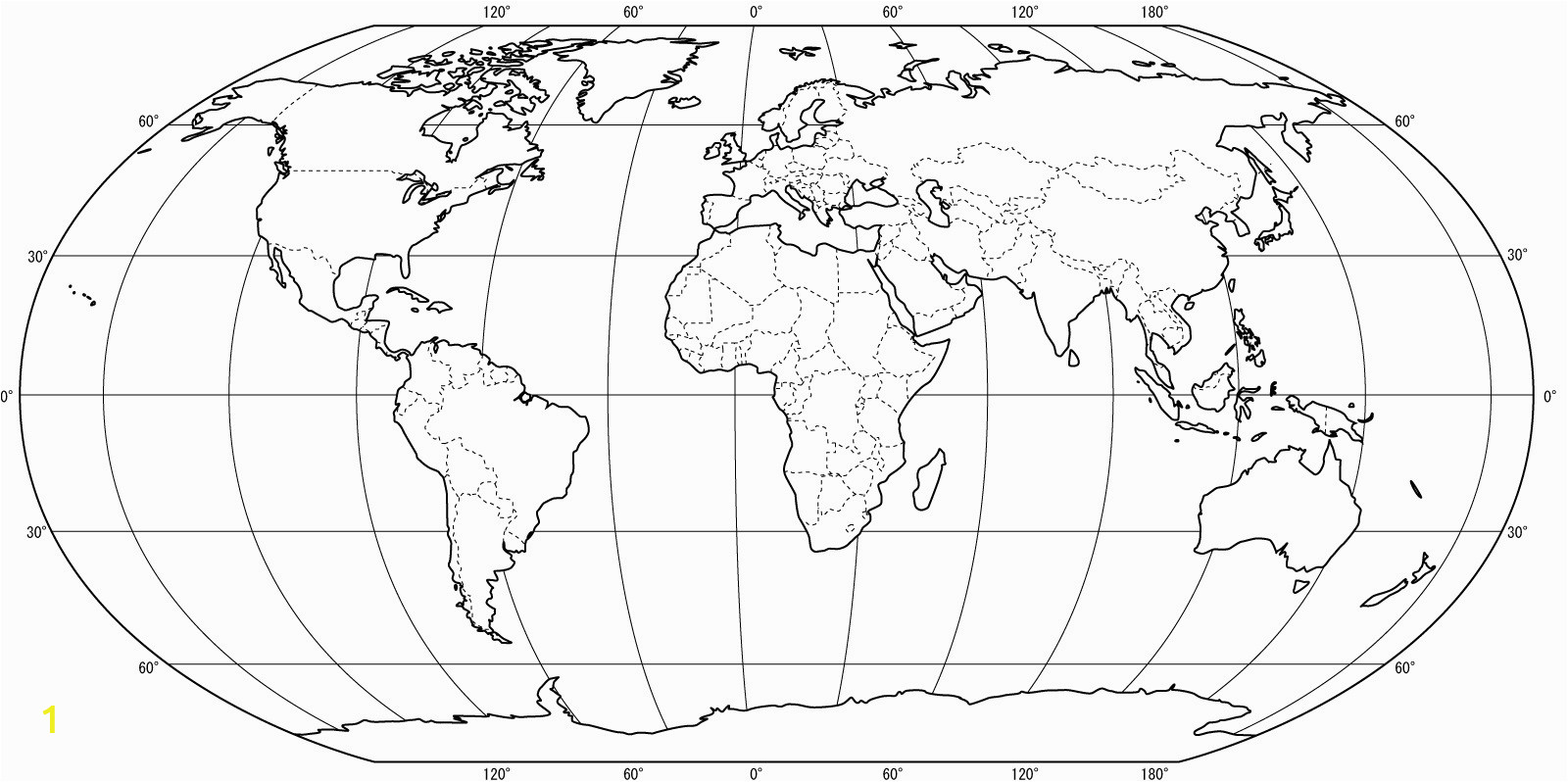 world map coloring pages