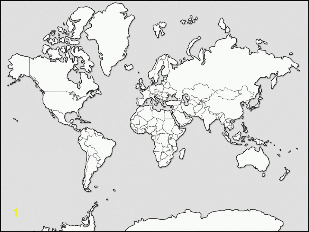 map of the world for kids to color
