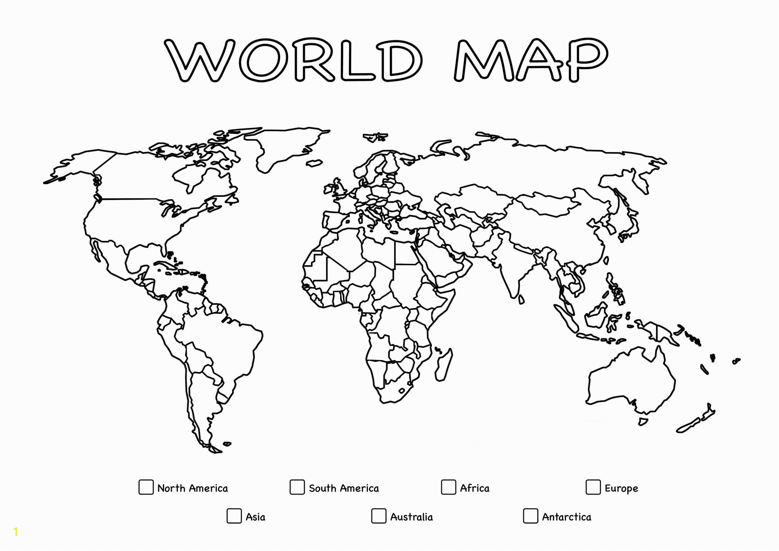 World Map Coloring Pages to Print Printable Giant Coloring Poster – World Map Continents