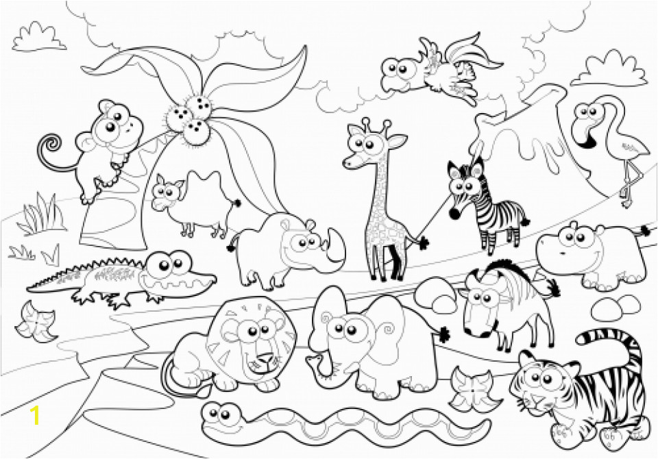 online zoo coloring pages for kids