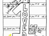 1 John 4 19 Coloring Page He Loved You First 1 John 4 19 Printable Coloring Page