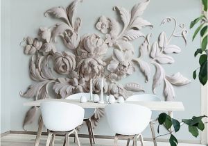 1 Wall Mural Review Aesthetic European Style Flower Relief Tv Background Wall Painting