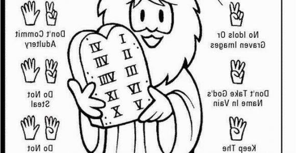 10 Commandments Coloring Page 16 Best 10 Mandments Coloring Pages