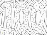 100 Days Of School Printable Coloring Pages 100th Day Of School Celebration Classroom Doodles