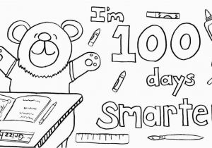 100 Days Of School Printable Coloring Pages 100th Day School Coloring Pages Free Coloring Home