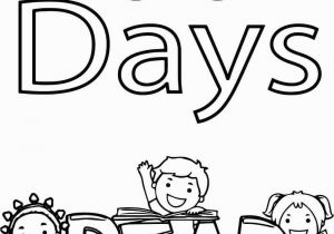 100 Days Of School Printable Coloring Pages Free Printable 100 Days School Coloring Pages – Scribblefun