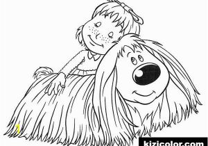 101 Dalmatians Printable Coloring Pages ð¨ Florence Fondle Dougal the Dog Hair In Magic Roundabout