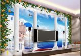 15 Foot Wall Mural Großhandel 3d Fototapete Benutzerdefinierte 3d Wandbilder Wallpaper Mural Fantasie 3d Stereo Europäische Griechische Römische Säule Tv Hintergrund