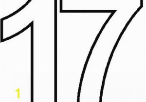 17 Coloring Page Number 17 Coloring Page Intended for Impressive Number 17 Coloring
