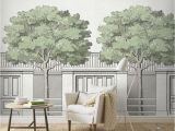 18th Century Wallpaper Murals This Wallpaper Mural Design is Inspired by An Architectural Drawing