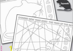 2020 Chinese New Year Coloring Pages Chinese New Year 2020 Free Rat Coloring Pages by the