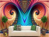 3 Dimensional Wall Murals Scmkd Personalized Customization Art Color Sculpture