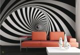 3d Abstract Wall Mural Wall Mural Wallpaper Grafic Retro 3d Design Burble Photo 360