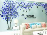 3d Big Tree Wall Mural 3d Tree Wall Stickers Acrylic Wall Sticker Home Decor Diy Decoration Maison Wall Decorations Living Room Mural Wallpapers