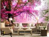 3d Cherry Blossom Wall Mural 3d Room Wallpaper Cloth Custom Dream Cherry Tree Deer Tv Background Wall Home Improvement 3d Wall Murals Wallpaper for Walls 3 D Canada 2019