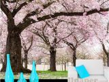 3d Cherry Blossom Wall Mural Custom Romance Pink Flower Tree 3d Wall Papers Cherry Blossom Wallpaper Murals for Tv Backdrop Wedding Room Papel De Parede Wallpaper A Desk Wallpaper