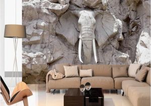 3d Elephant Wall Mural Increasing the Space with the Help Of Wallpapers