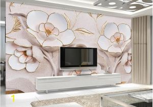 3d Floral Wall Murals Beibehang Custom Wallpaper Romantic 3d Floral Mural Painting Living Room Background Wall Mural Modern Art Wallpaper for Wall 3 D Wallpapers