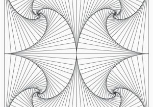 3d Geometric Design Coloring Pages Adult Coloring Book Pages Geometric