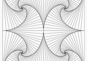 3d Geometric Design Coloring Pages Adult Coloring Book Pages Geometric