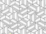 3d Geometric Design Coloring Pages Geometric Coloring Pages for Adults Az Coloring Pages